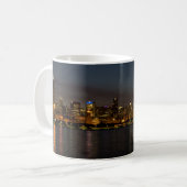 Mug café de Chicago Night Cityscape (Devant gauche)