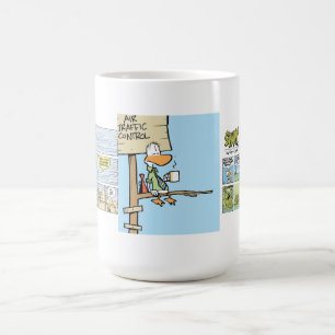 Mug Café de contrôle du trafic aérien de marais