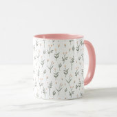 Mug Café de ferme Fleur sauvage rose (Devant droit)