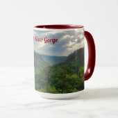 Mug Café de gorge de la rivière rouge (Devant droit)