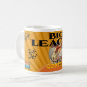 MUG CAFÉ DE GRANDE LIGUE DE PUBLICITÉ RETRO (Devant gauche)