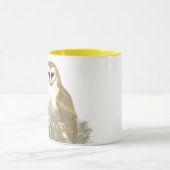 Mug Café de hibou peint vintage (Centre)