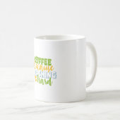 Mug Café de jour de l'enseignant parce que l'enseignem (Devant droit)
