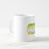 Mug Café de jour de l'enseignant parce que l'enseignem (Devant gauche)