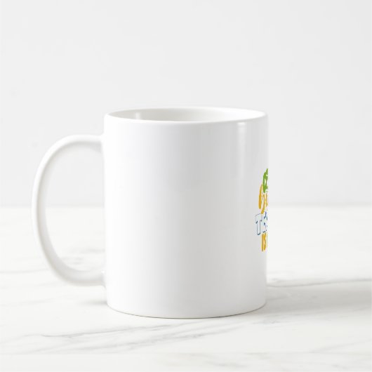 Mug Café de jour de l'enseignant parce que l'enseignem (Gauche)