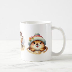 Mug café de la journée de la marmotte - Mug parfai