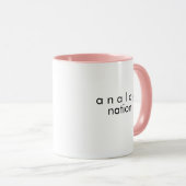 Mug café de la nation analogique (Devant droit)