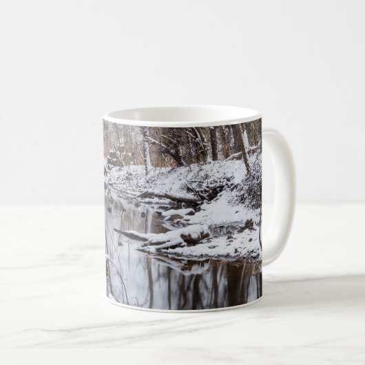 Mug café de la rivière des neiges (Devant droit)