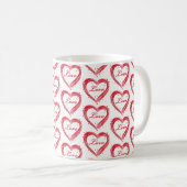 Mug café de la Saint-Valentin (Devant droit)
