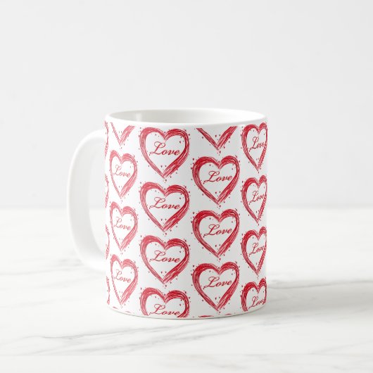 Mug café de la Saint-Valentin (Devant gauche)