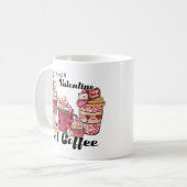 Mug Café de la Saint Valentin amusant (Devant gauche)