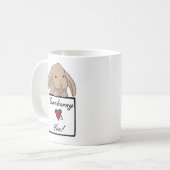 Mug Café de lapin/tasse de thé - Somebunny vous aime ! (Devant gauche)