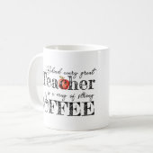 Mug café de l'enseignant (Devant gauche)