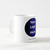 Mug Café de logo professionnel personnalisé (Devant gauche)