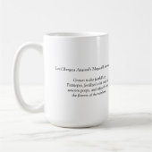 Mug Café de Magical Unicorn de seigneur Burgess (Gauche)