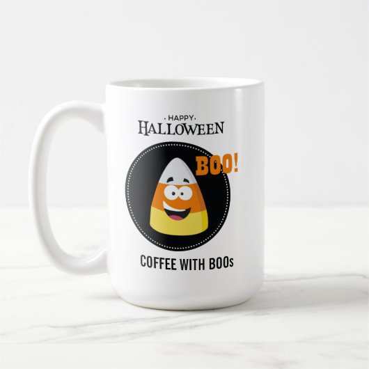 Mug Café de maïs avec Boos Halloween (Gauche)