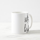 Mug Café de mariage de la sœur noire de la mariée (Devant droit)