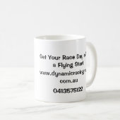 Mug Café de messagerie dynamique (Devant droit)