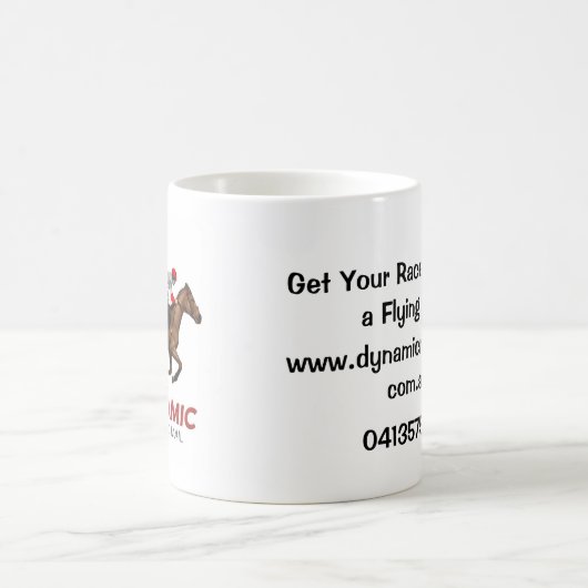 Mug Café de messagerie dynamique (Centre)