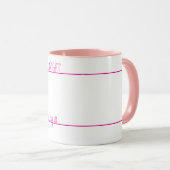 Mug Café de modération Lady Llama (Devant droit)
