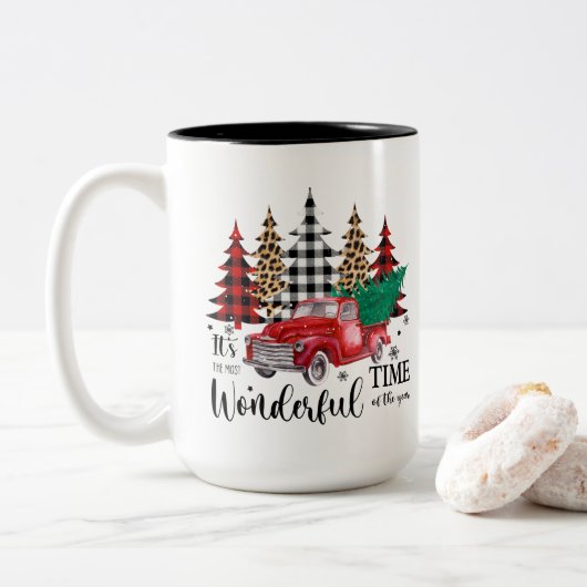 Mug café de Noël | (Avec donut)