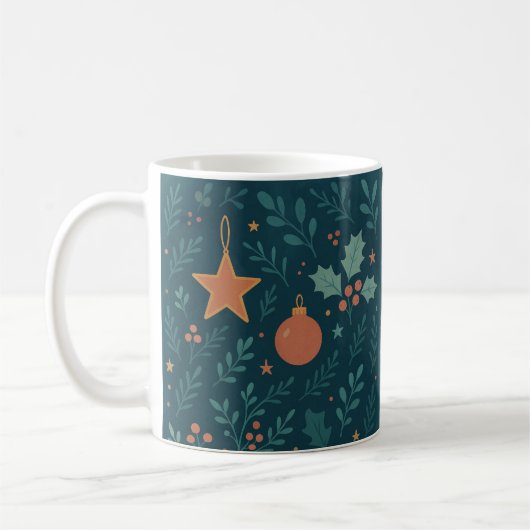Mug café de Noël 2026 - Fêtes tendance (Gauche)