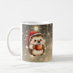 Mug Café de Noël au hérisson