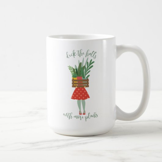 Mug café de Noël de la plante Lady (Droite)