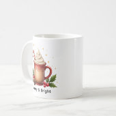 Mug Café de Noël Merry & Bright (Devant gauche)