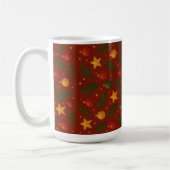 Mug café de Noël rouge - Cadeau de vacances classi (Gauche)