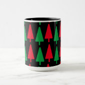 Mug Café de Noël simple et rouge et vert (Centre)