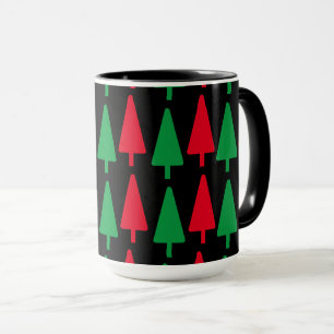 Mug Café de Noël simple et rouge et vert