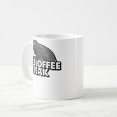 Mug Café de paresse de coupure de Slofee pour les (Devant gauche)