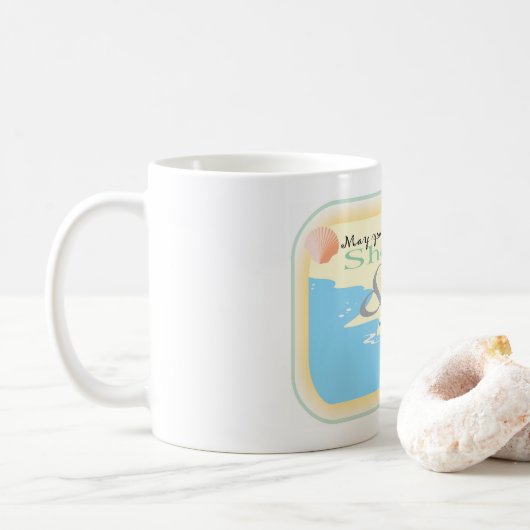 Mug café de plage (Avec donut)