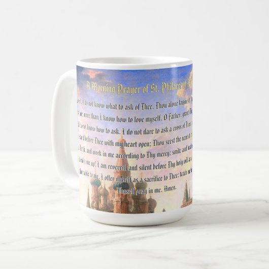 Mug café de prière du matin (Devant gauche)