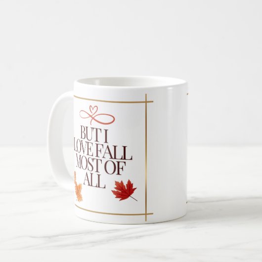 Mug Café de saison d'automne, Thé, Chauffage de cacao (Devant gauche)