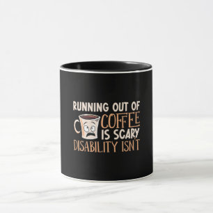 Mug Café De Santé Mentale Qui S'Étire De L'Anxiété Du