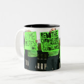 Mug café de sensibilisation à la maladie de Lyme (Devant gauche)