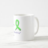 Mug café de sensibilisation à la maladie de Lyme (Devant droit)