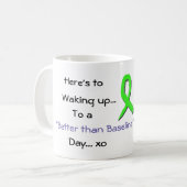 Mug café de sensibilisation à la maladie de Lyme (Devant gauche)