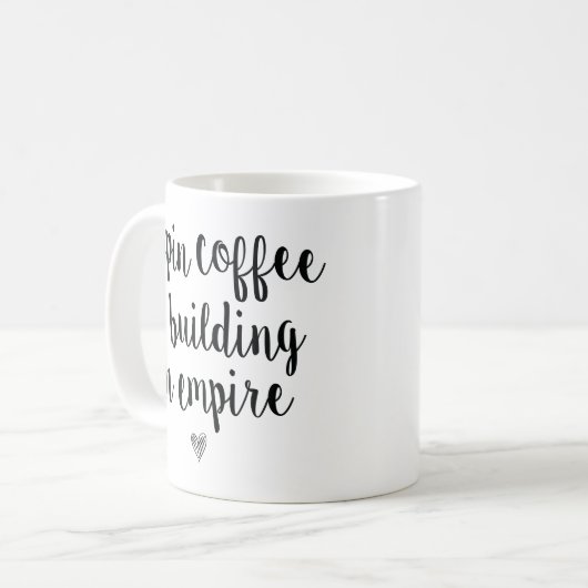 Mug Café de Sippin et construction d'un empire (Devant gauche)