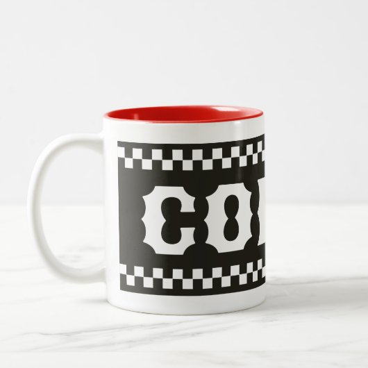 Mug café de style champêtre (Gauche)