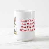 Mug ☕️ Café de style maison qui aime les chats mignons (Centre)