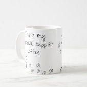 Mug Café de support émotionnel (Devant gauche)