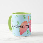 Mug Café de transplantation pulmonaire du souffle (Devant gauche)