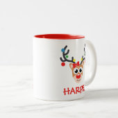 Mug café de vacances | Cute Reindeer (Devant droit)