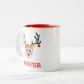 Mug café de vacances | Cute Reindeer (Devant gauche)