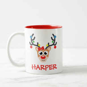 Mug café de vacances   Cute Reindeer