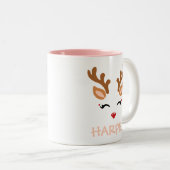 Mug café de vacances | Cute Reindeer (Devant droit)