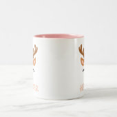 Mug café de vacances | Cute Reindeer (Centre)